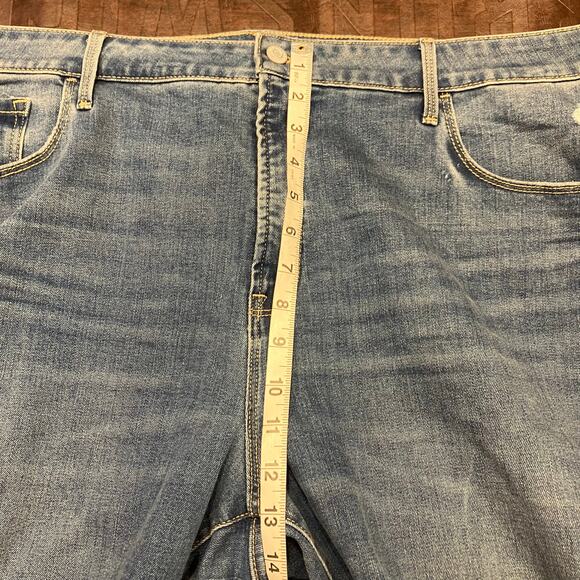 Old Navy Pop Icon Skinny High Rise Jeans‎ Women 20 New Denim Classic Distressed - Picture 16 of 16